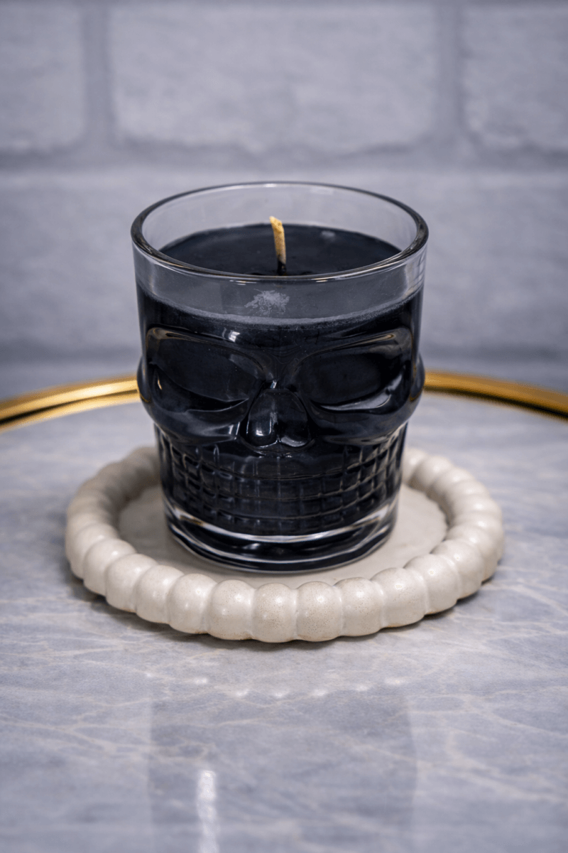 A glass of Skull