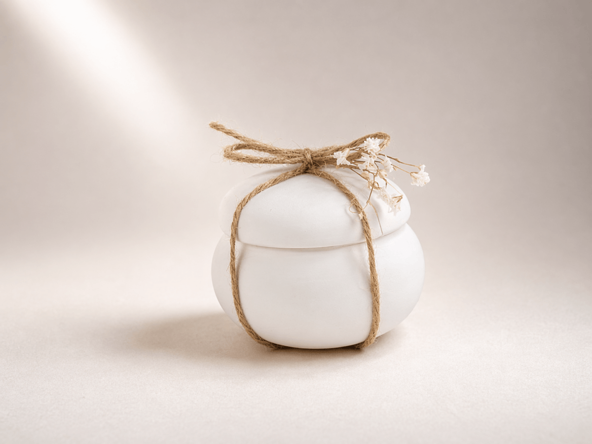 Μπομπονιέρα γάμου – βάπτισης μπιζουτιέρα macaron  πορσελάνη