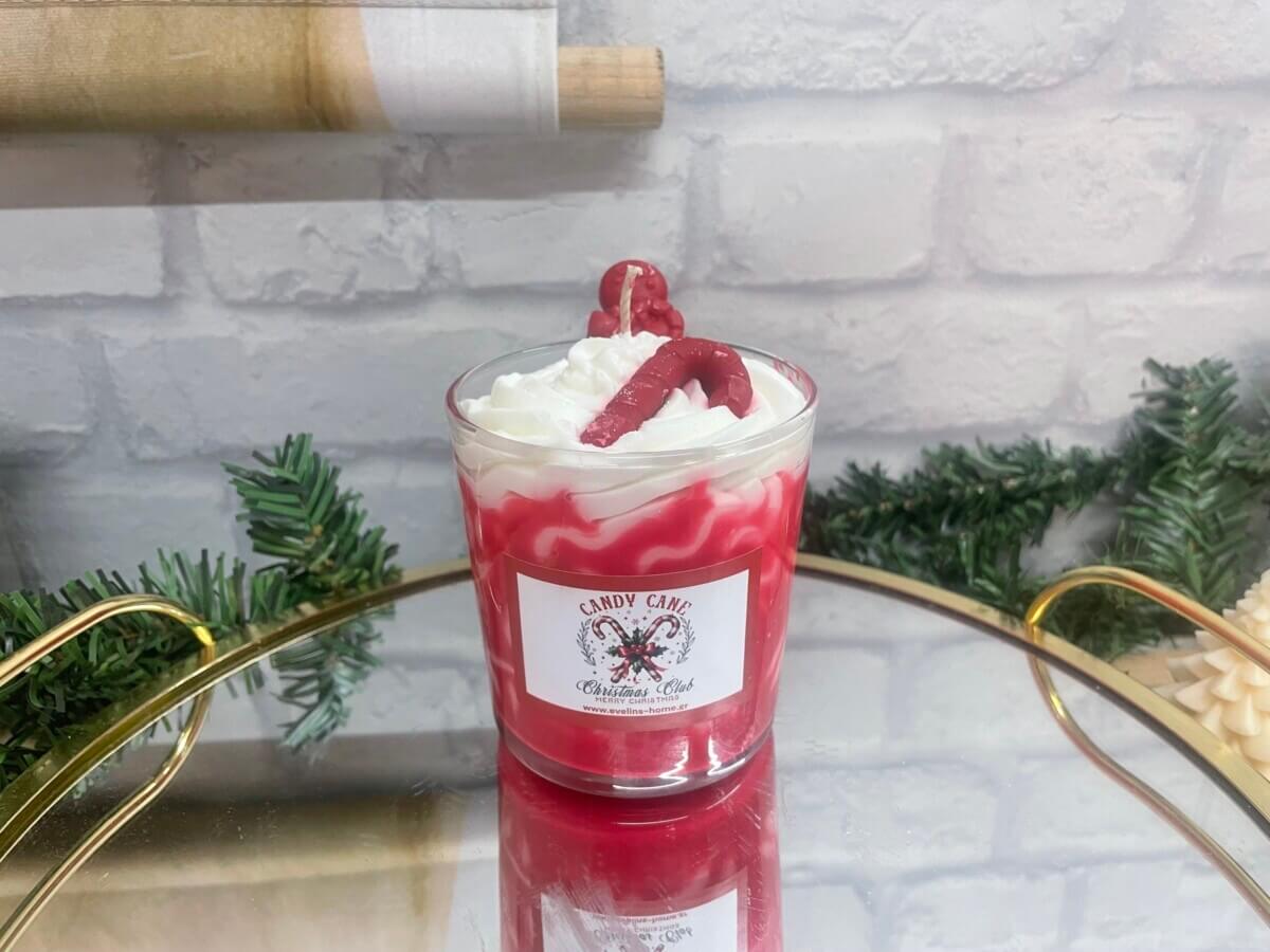 Candy Cane Candle 340gr