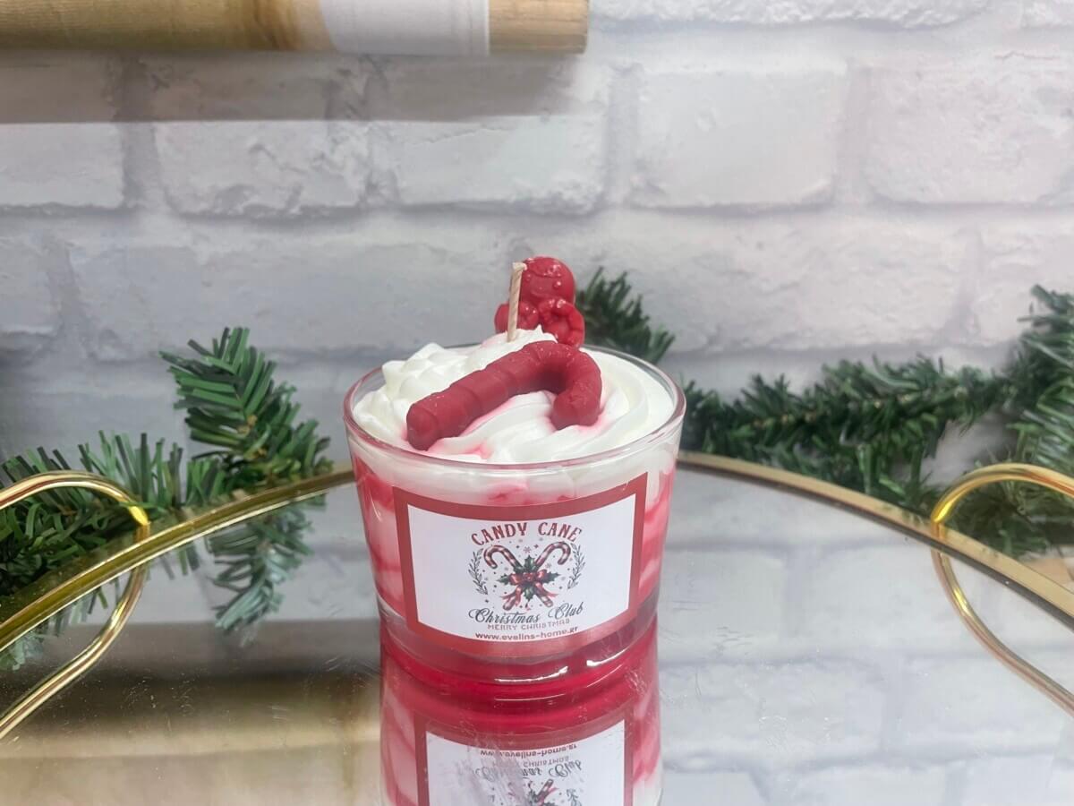 Candy Cane Candle 200gr