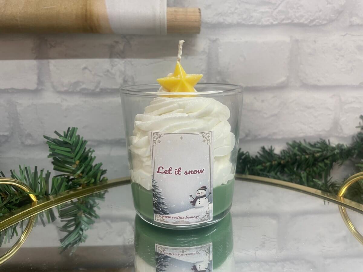 Let it Snow Candle 300gr!