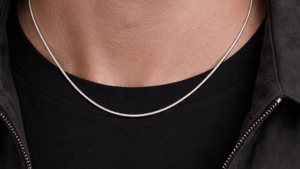 Ανδρική Αλυσίδα Λαιμού Snake Ατσάλι 1.5mm