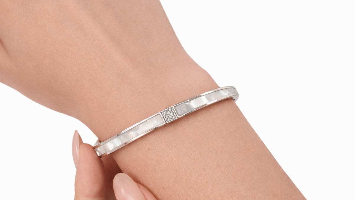 Ασημί Βραχιόλι με Mother of Pearl