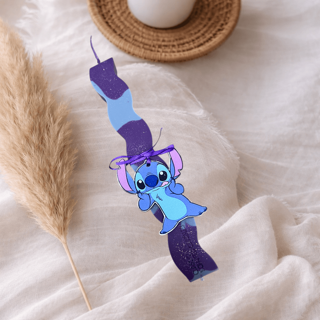 Χειροποίητη Πασχαλινή Λαμπάδα Stitch